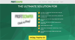 Desktop Screenshot of profitscraper.com