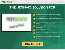 Tablet Screenshot of profitscraper.com